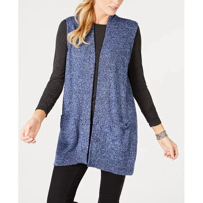 Smart Comfort Karen Scott Women's Sweater Vest Blue Size XX-Large