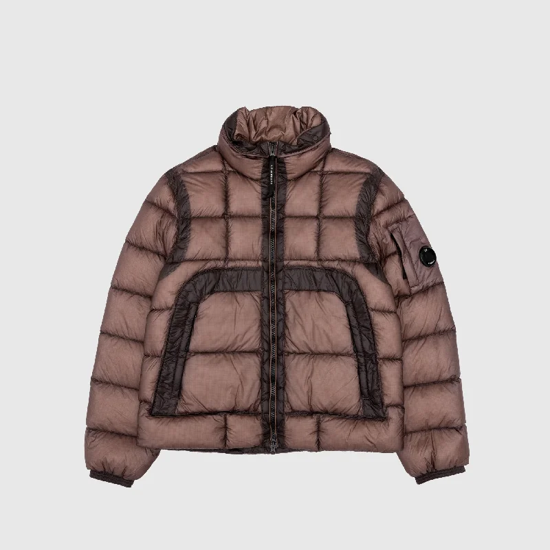 Luxury Temperament DD SHELL HOODED SHORT DOWN JACKET