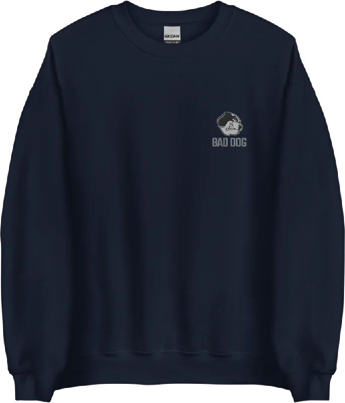 Tropical Style Bad Dog Embroidered Sweatshirt