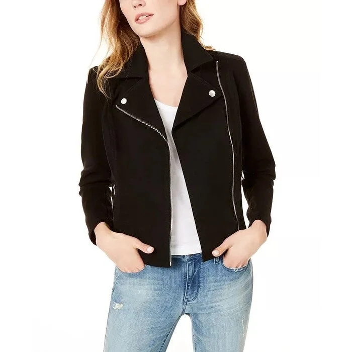 Versatile Comfort Maison Jules Women's Moto Jacket Black Size Medium