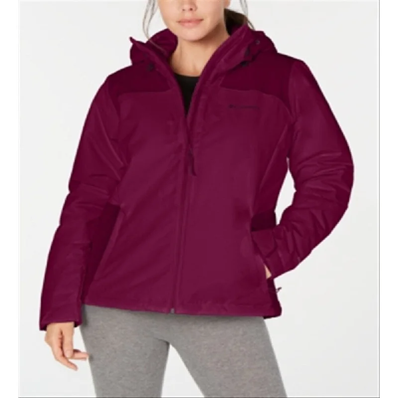 Retro Stripes Columbia Women's Tipton Peak Insulated Jacket Purple Size X-Small