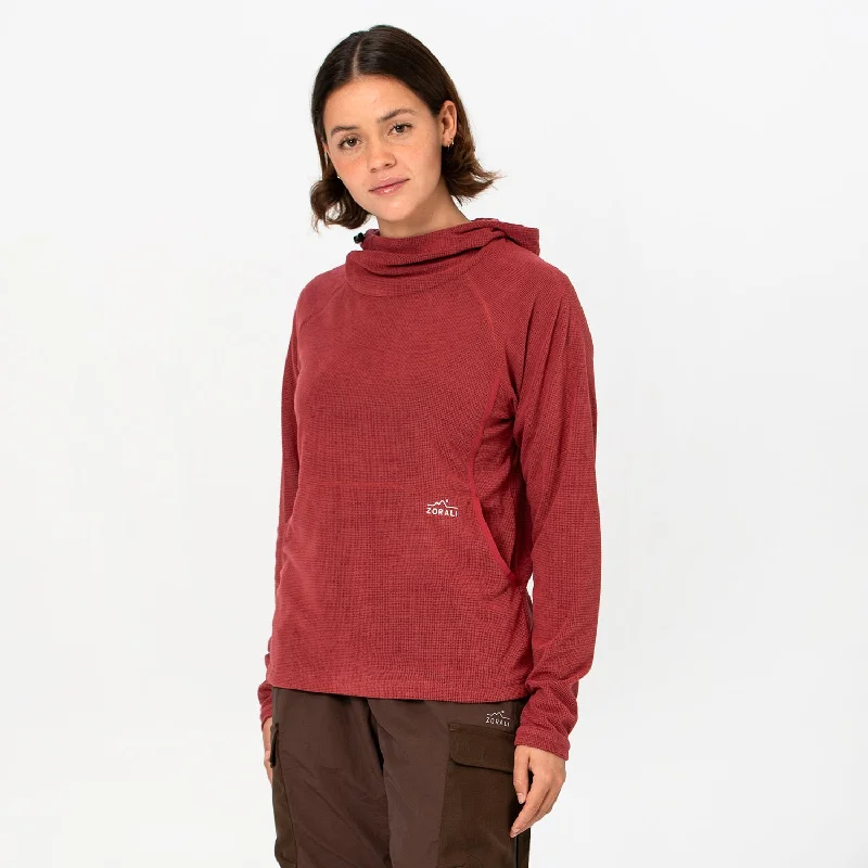 Perfect Tailoring Womens Air-Grid Fleece Cedar