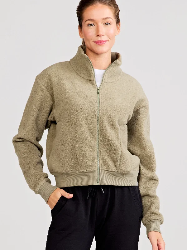 Fashionable Prints Chamonix Sherpa Bomber Jacket