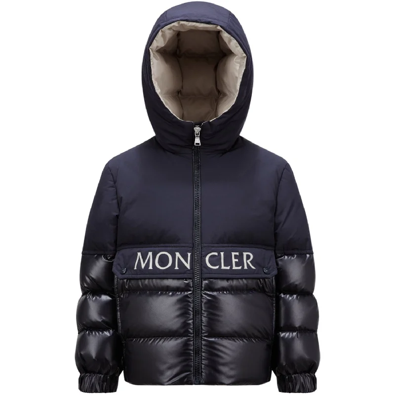 Classic And Versatile Moncler Medium Blue Andres Jacket