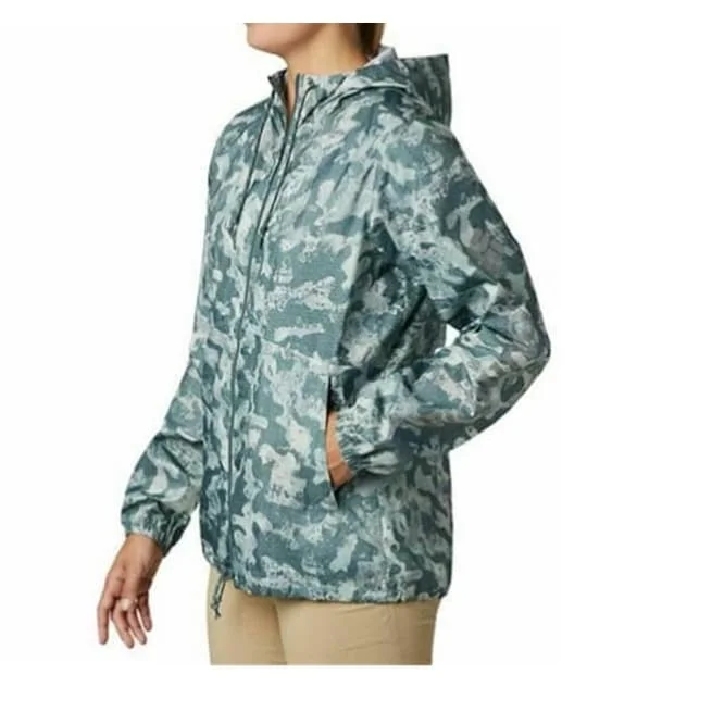 Fun and cute Columbia Women's Flash Forward Printed Windbreaker Green Size X-Small