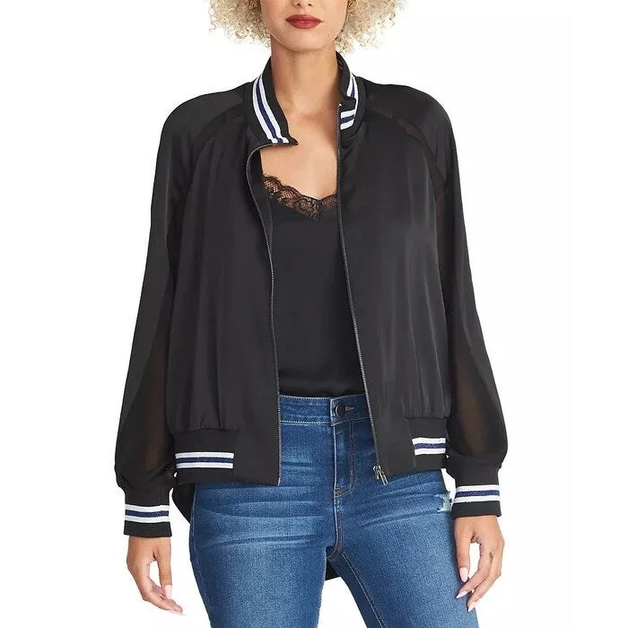 Romantic Temperament Rachel Rachel Roy Women's Zip Up Lightweight Jacket Black Size X-Small