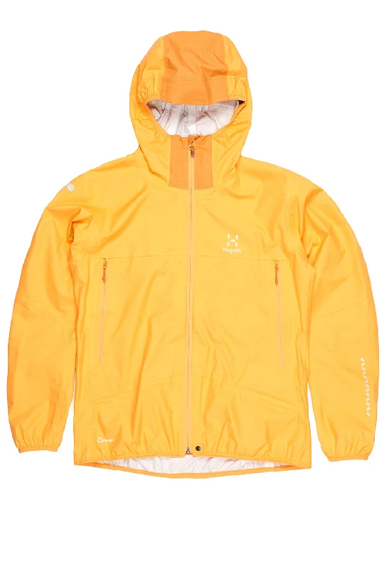 Design Must-have Haglöfs Women's L.I.M PROOF Jacket - Sunny Yellow/Desert Yellow