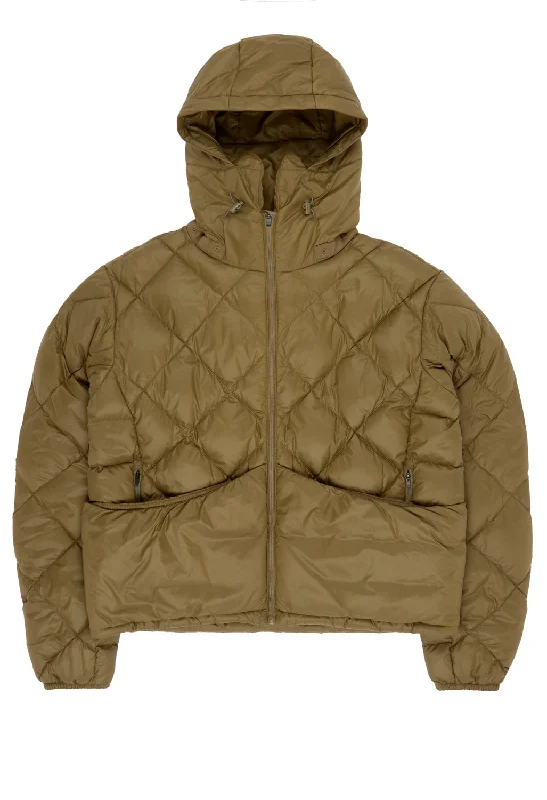 Letter embroidery Women's Hikerkind Packable Puffer 01 - Dune