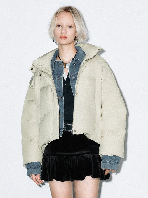 Casual Elegance Padded Down Outerwear Puffer Jackets
