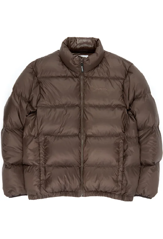 Unique Design Gramicci Down Puffer Jacket - Dark Brown