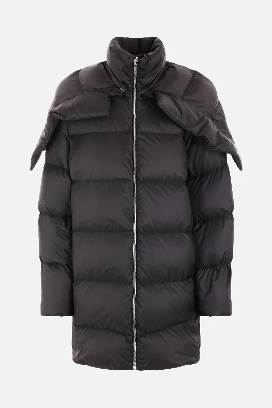 Comfortable And Casual Cyclopic nylon oversize down jacket