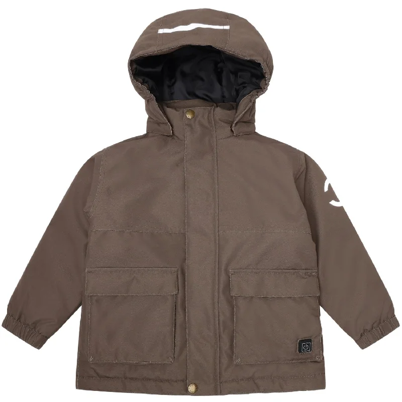 Elegant Design Mikk-Line Chocolate Chip Heating Jacket Parka