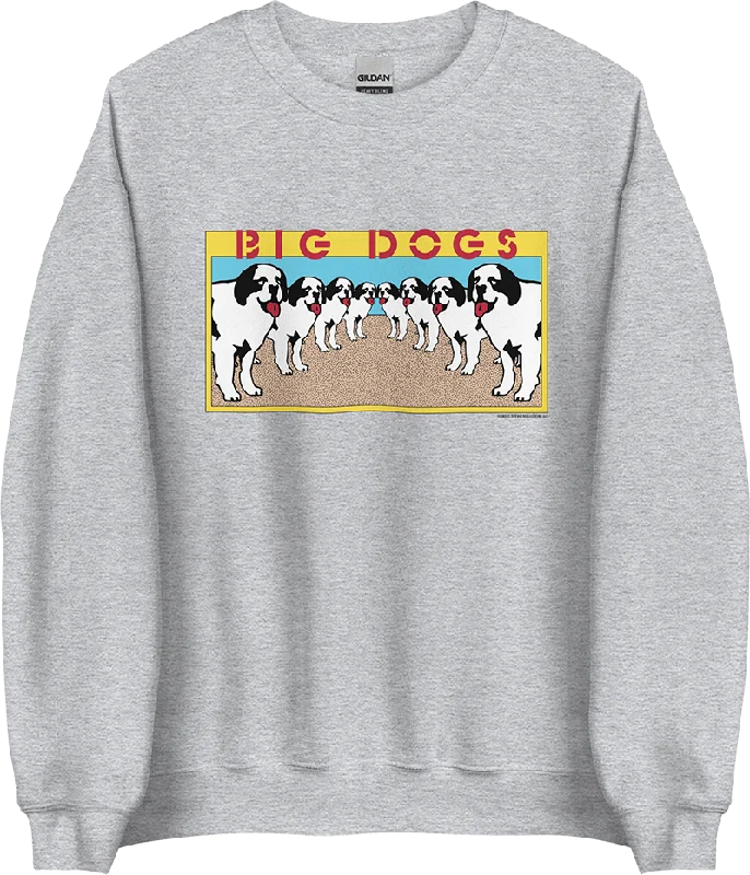 Must-have For Autumn And Winter Retro Eight Graphic Crew