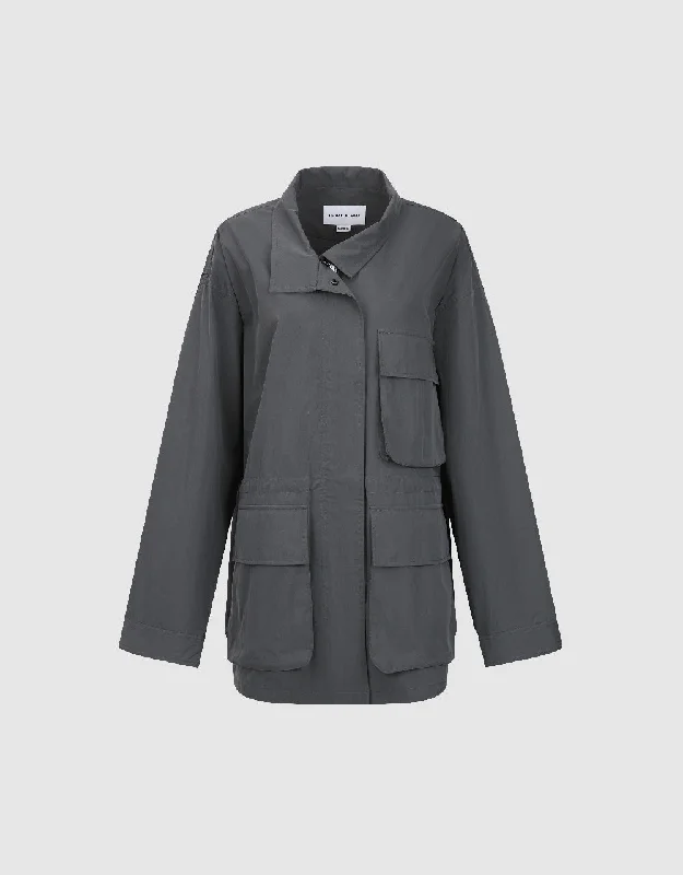 Elegant And Elegant Oversized Longline Jacket