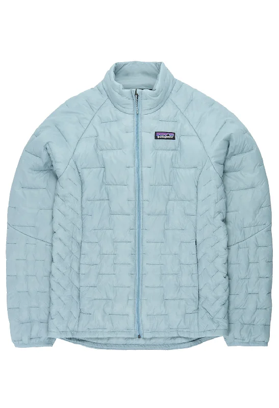 Relaxed Chic Patagonia Women's Micro Puff Jacket - Thermal Blue