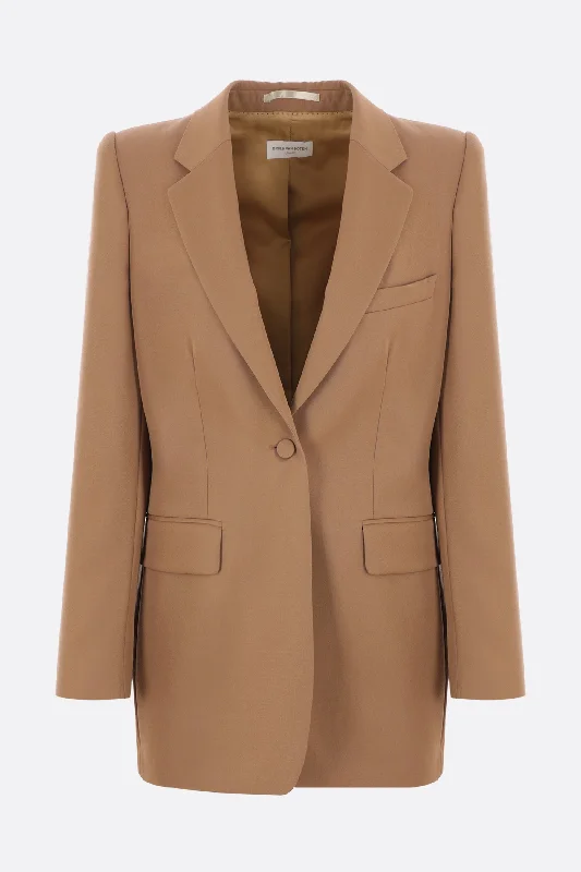 Romantic And Fresh Bemers single-breasted wool jacket