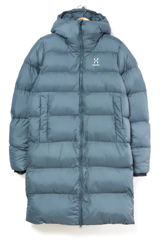 Breezy Style Haglöfs Women's Long Mimic Parka Jacket - Steel Blue