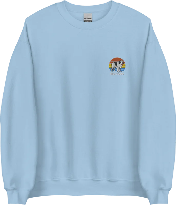 High-end Fashion Sunset Logo Embroidered Sweatshirt