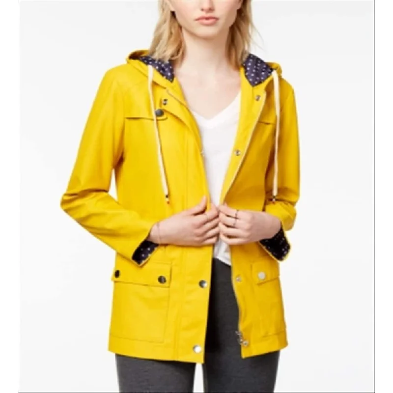Advanced Customization Maison Jules Women's Hooded Raincoat Yellow Size Large