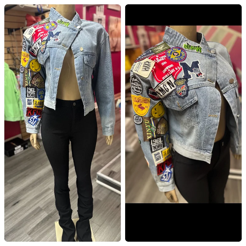 High Street Style The Patches MOTO Jacket