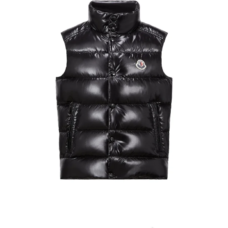 Short Design Moncler Black Tib Vest