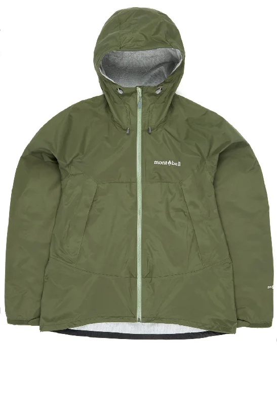 British Style Montbell Women's Rain Hiker Jacket - Olive