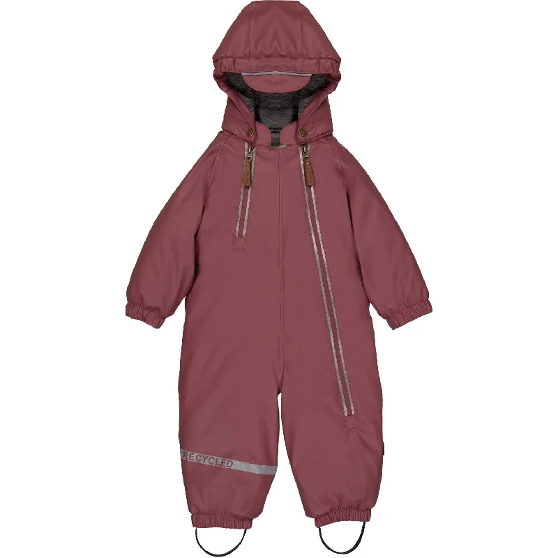 Warm Winter Series Mikk-Line Rose Brown PU Snow Suit 2 Zip Recycled