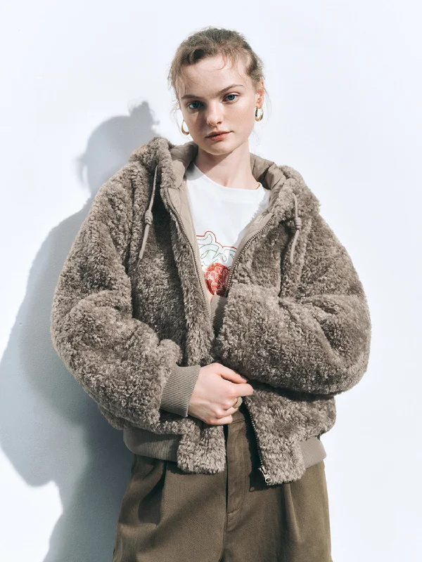 Windbreaker fashion Hoodie Teddy Jackets