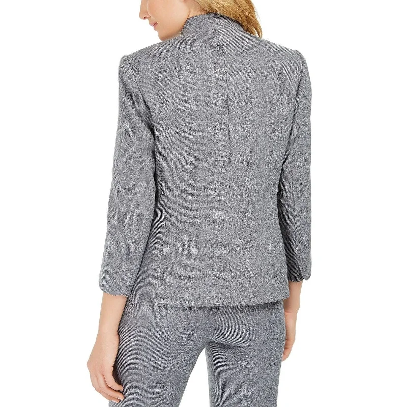 Amazing design Anne Klein Women's Jacket Open Front Gray Size 8