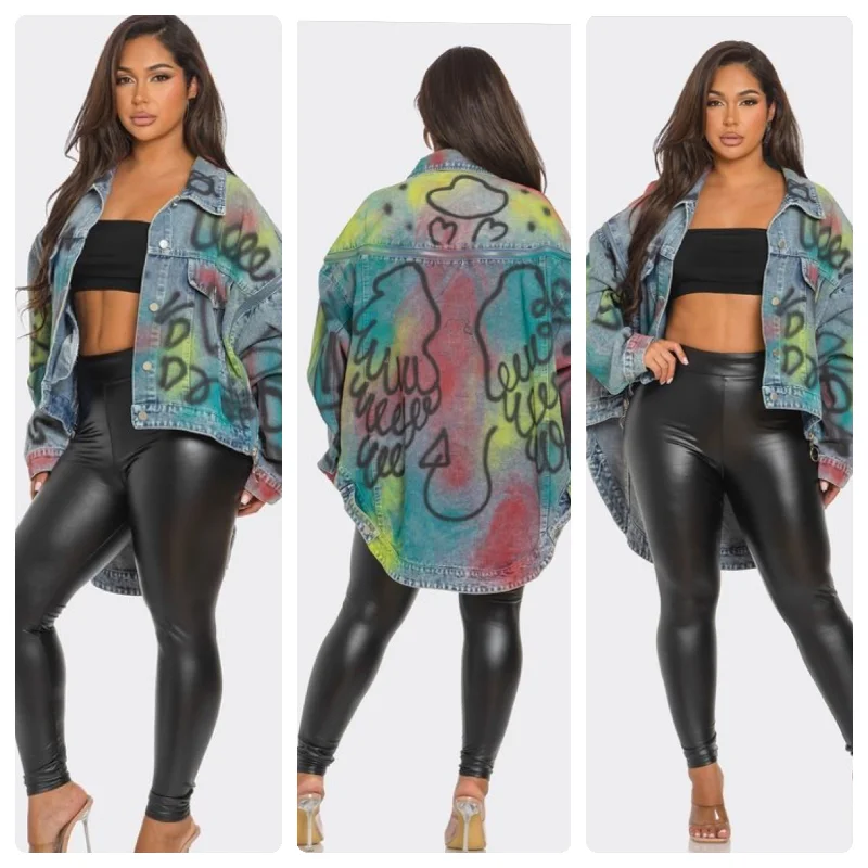Exclusive Customization Graffiti Jacket