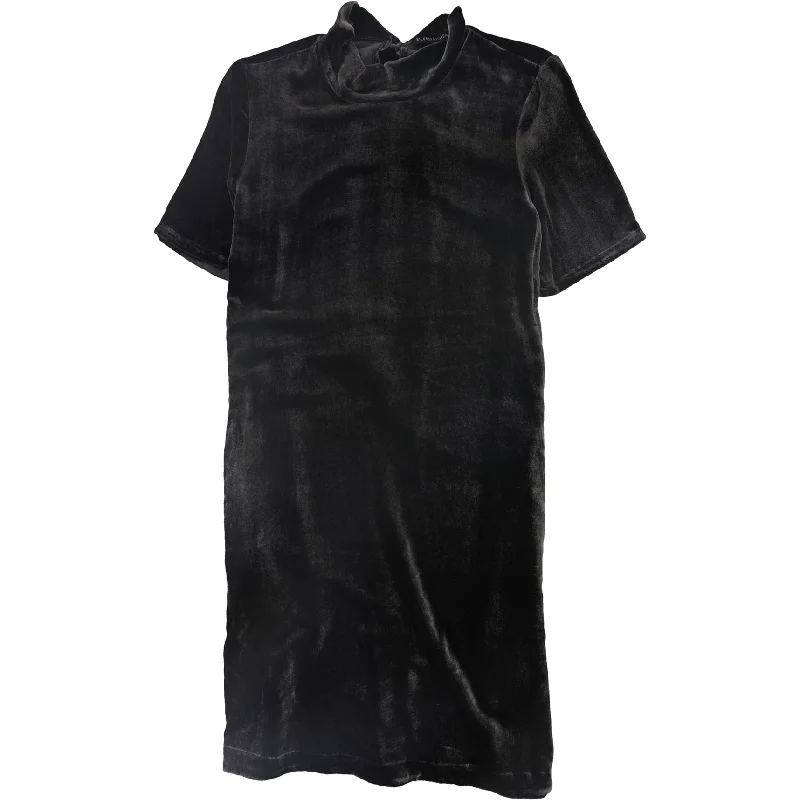 Design And Tailoring Eileen Fisher Womens Velvet Tie Back Shift Dress