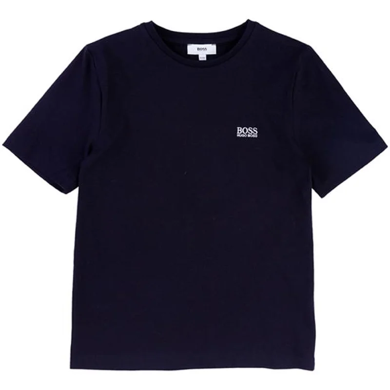 New Products Hugo Boss Short Sleeves T-Shirt Navy