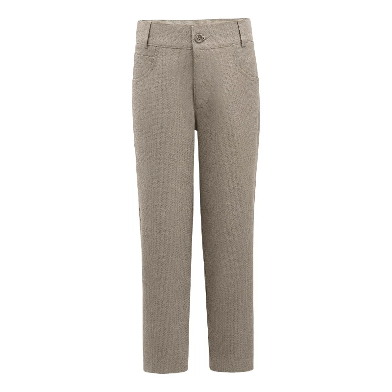 Modern Comfort Beige Casual Pants for Kid Boys