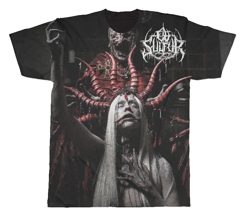 Easy Chic Ov Sulfur "The Burden Ov Faith All-Over" T-Shirt