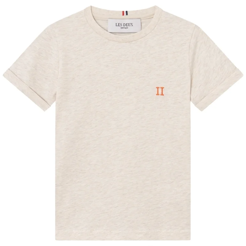 Easygoing Style Les Deux Kids Ivory Mélange Nørregaard T-Shirt