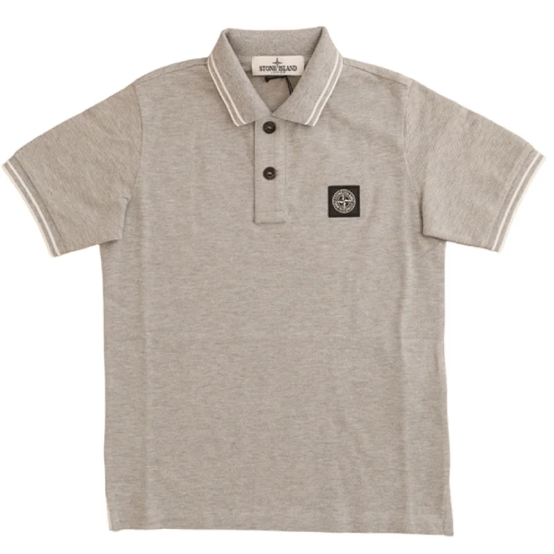 Trendy Wear Stone Island Polo Shirt Dust Grey Melange