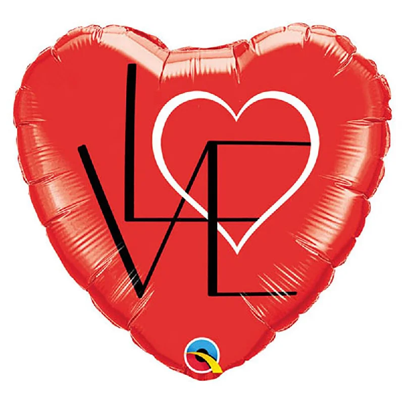 Relaxed Wear 18 inch L(HEART)VE RED
