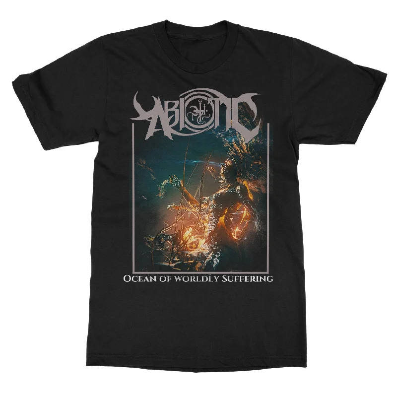 Simple Solid Color Abiotic "Ocean" T-Shirt