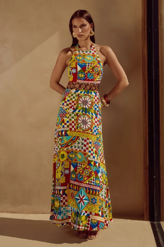Classic Style VENUS MAXI DRESS - PHAEDRA PRINT