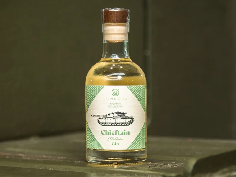 French Style Tank Museum Liqueur - Chieftain Elderflower Gin