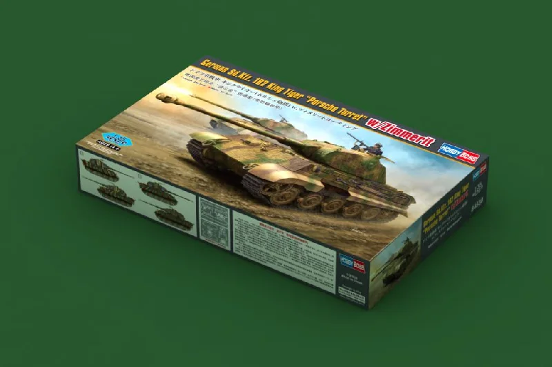 Sporty Elegance Hobby Boss 1/35 Tiger 2 (Porsche Turret) with Zimmerit