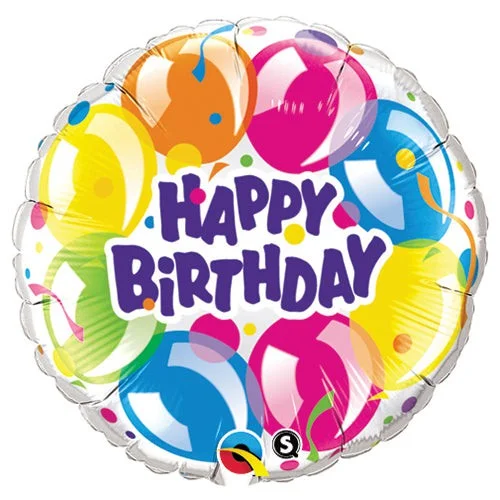 Soft Comfort 18 inch BIRTHDAY SPARKLING BALLOONS