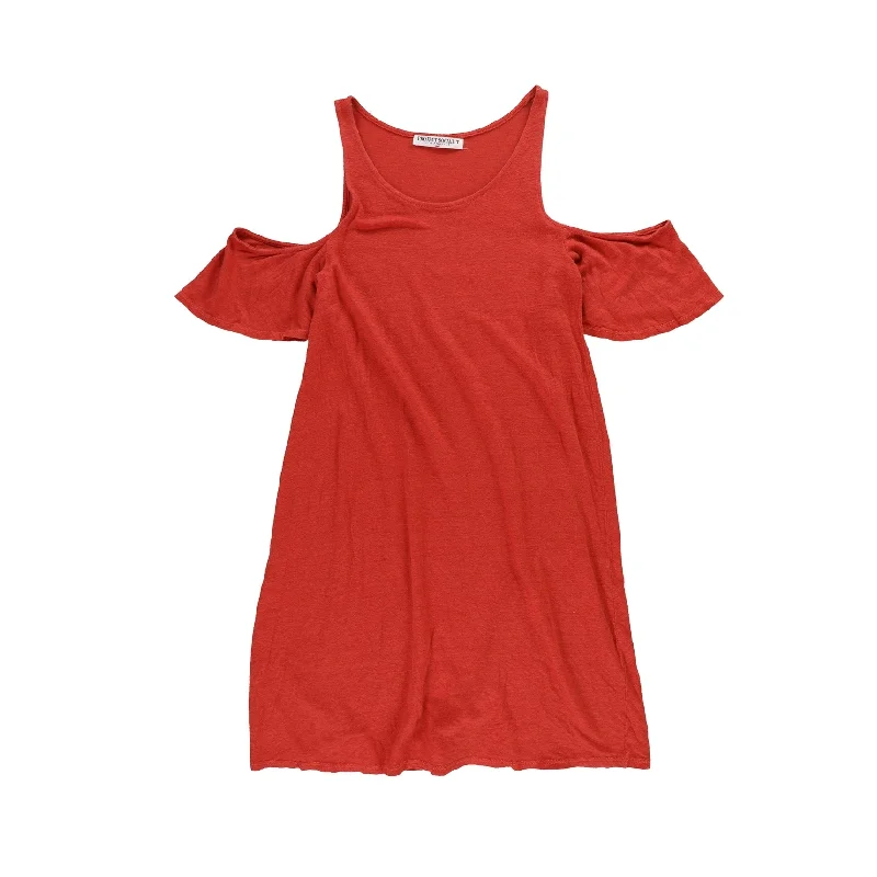 Fashionable And Fashionable Project Social T Womens Sailin' On Cold Shoulder Dress, Red, Small