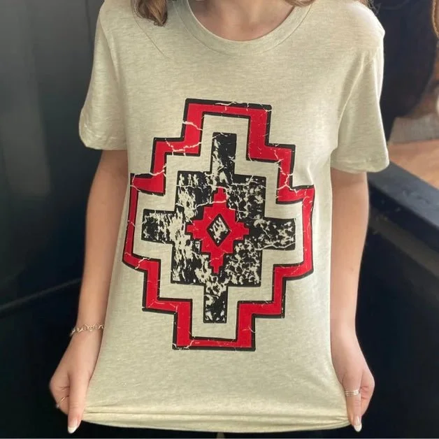 Rebel Red Aztec Tee