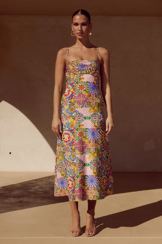 Innovative Design ANACAPRI MIDI DRESS - ANACAPRI PINK
