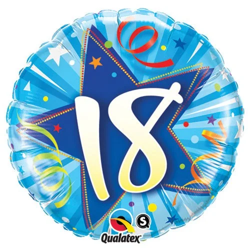 Breezy Style 18 inch 18 SHINING STAR - BRIGHT BLUE