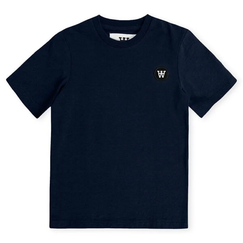 Single item design Wood Wood Double A Ola T-shirt Navy