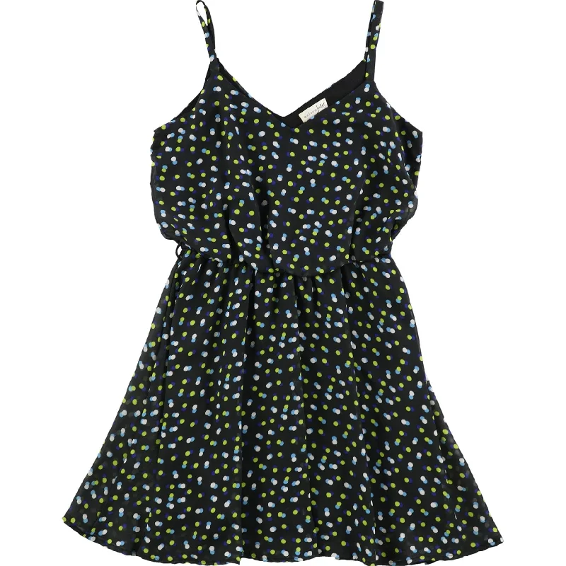 Breathable Design maison Jules Womens Polka Dot Blouson Dress, Black, X-Small