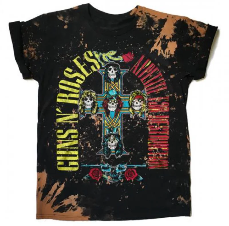 Retro Style Guns N' Roses "Appetite Bleach Tee" T-Shirt