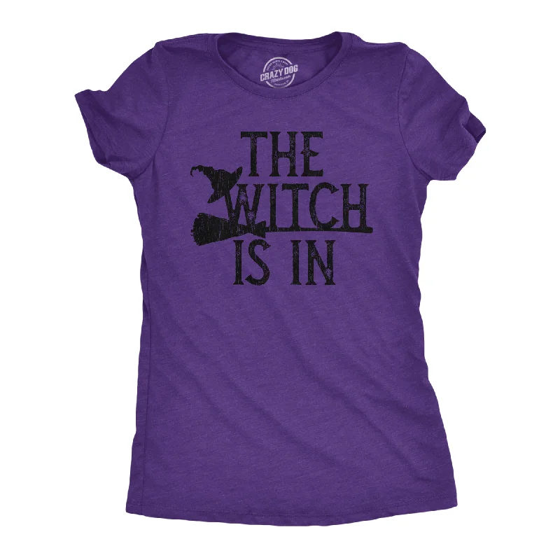 Cool Summer The Witch Is In Broomstick Women's T Shirt